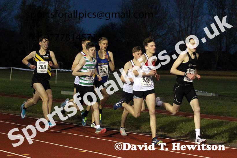 1500 metres, North East Grand Prix No. 1, Monkton on Wednesday, April 28th, 2021. Photo: David T. Hewitson/Sports for All Pics